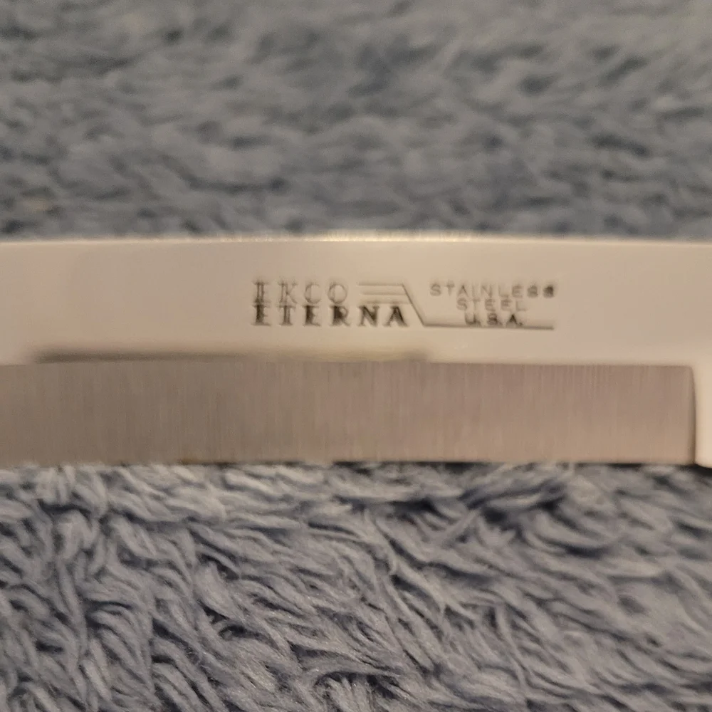 Ekco Eterna 2 Prong Vintage Fork Tip Slicer Knife 9